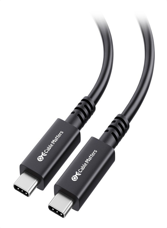 Cable Matters 20Gbps Active USB4 Cable 16.4 ft / 5m, Supports Up to [4K@60Hz Video, 60W Charging, 20Gbps Data Transfer] Compatible with Thunderbolt 4, USB C for VR Headset, MacBook, XPS, Surface Pro - Image 1