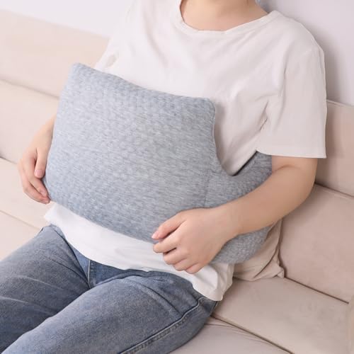 RoamReady Hysterectomy Recovery Pillow, Post-Surgery Cushion for Abdomen C-Section Tummy Tuck Lumpectomy Myomectomy Patients Must Haves Abdominal Pillow with Pocket - Image 1