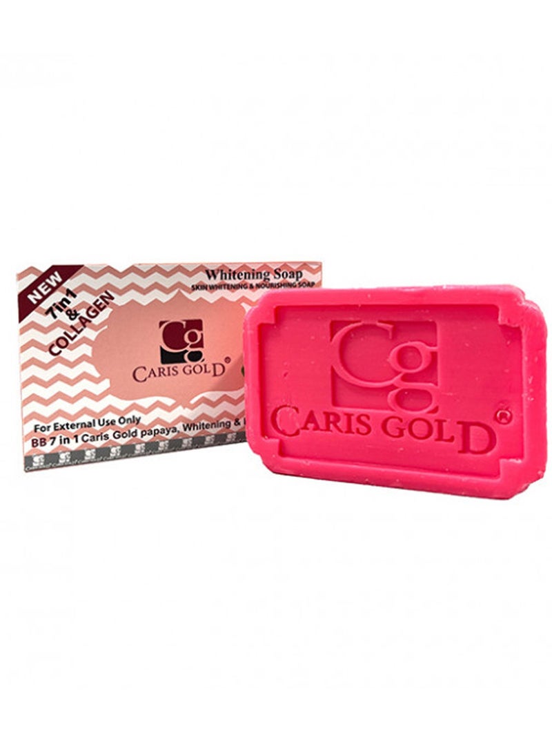 كاريس جولد صابون تبييض البابايا جولد من كاريس 100 جرام بالكولاجين - Image 2