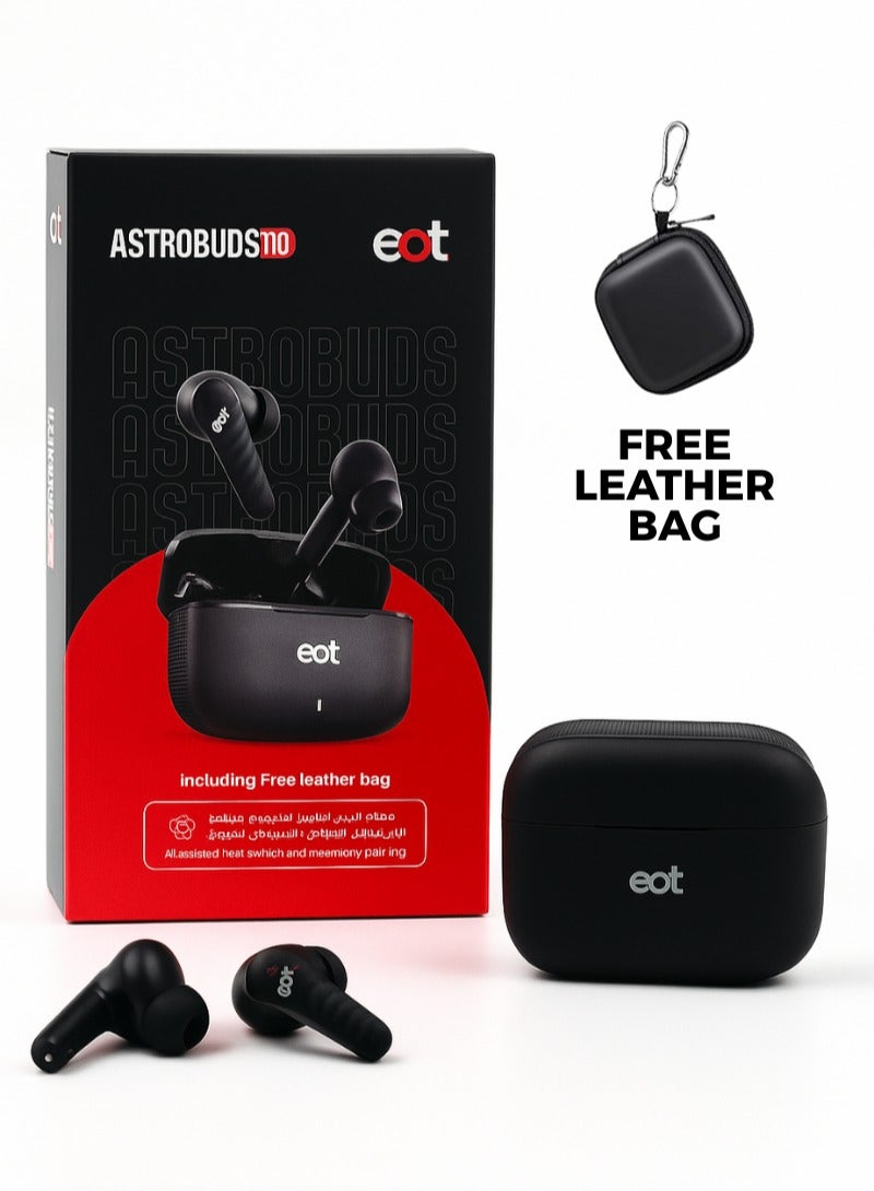eot ASTROBUDS-110 True Wireless Earbuds | 35H Battery | HiFi Sound with AAC Audio | 13mm Dual Drivers | 45ms Low Latency | Quad Mic ENC | BoomX Bass - Image 1