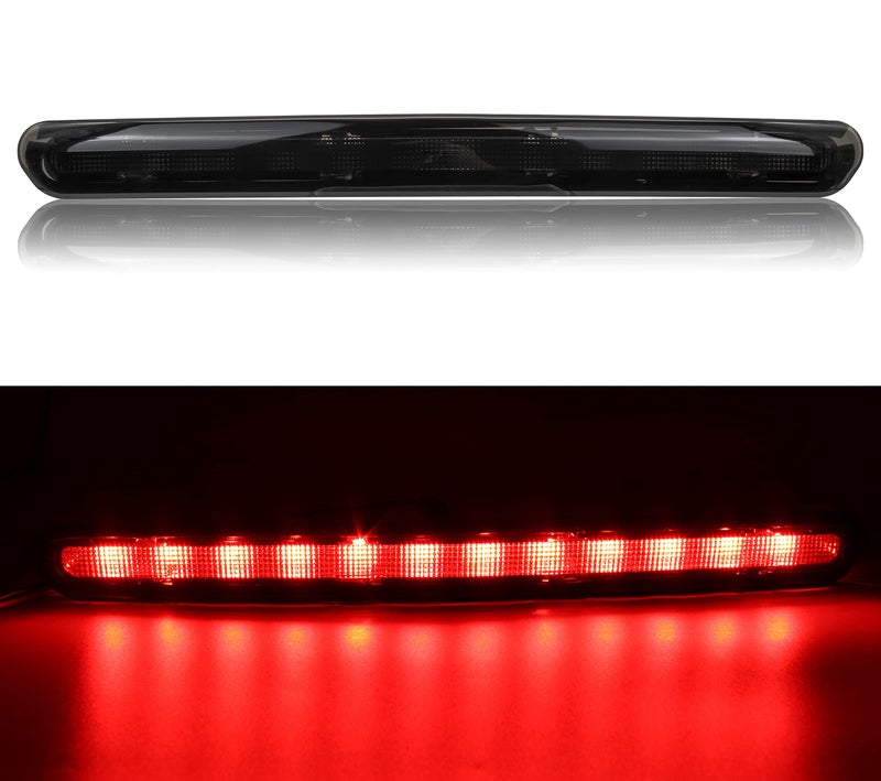 KEWISAUTO LED 3rd Third Brake Light for Camaro 16-20, KEWISAUTO Smoked Black Center High Mount Stop Light for Camaro Gen6 2016-2020 Accessories (1PCS,Replace 84330249 84484034) - Image 2