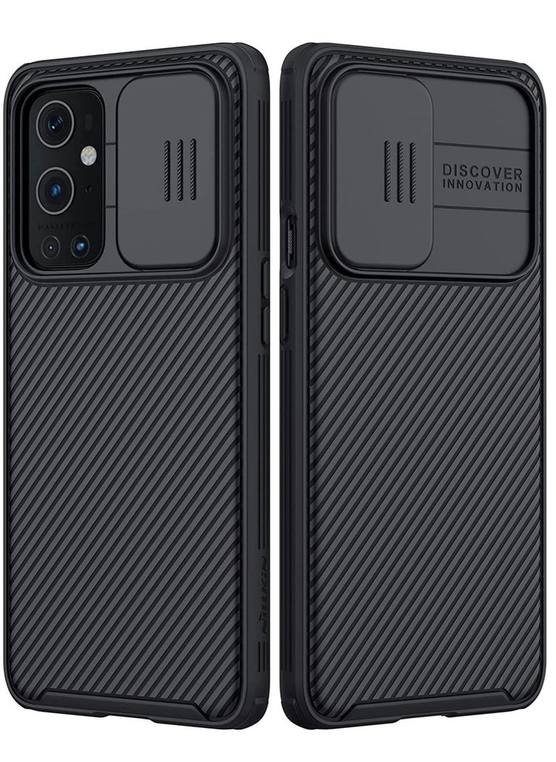 IAF Nillkin Oneplus 9 Pro Case With Slide Camera Cover, Upgrate Camshield Pro Case With Camera Protection For Oneplus 9 Pro 2021 - Black - Image 1