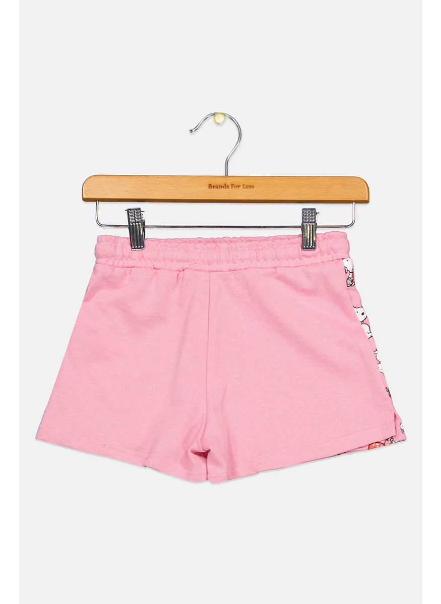Lefties Kids Girl Peanut Print Short, Pink  - Image 2