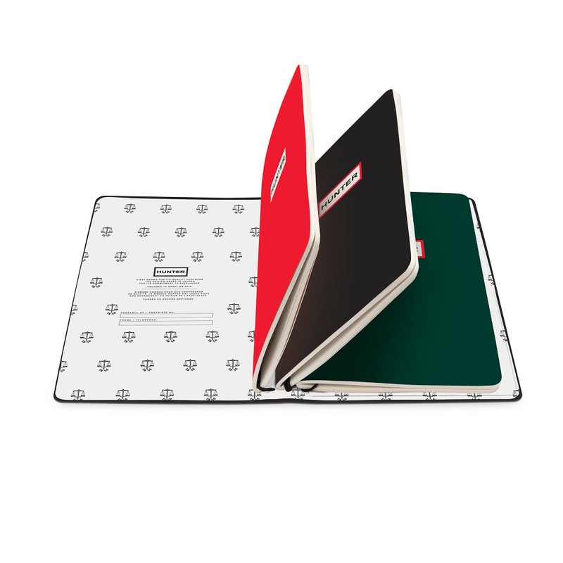 Studio Oh! Hunter - Rambler Refillable Notebook, 8.6â€ X 6â€ Book with 3 A5 Booklets, 80 Pages Each of Lined Paper, Dot Grid, & Blank Pages for Drawing or Journaling, Elastic Band & Inside Pocket, Black - Image 5
