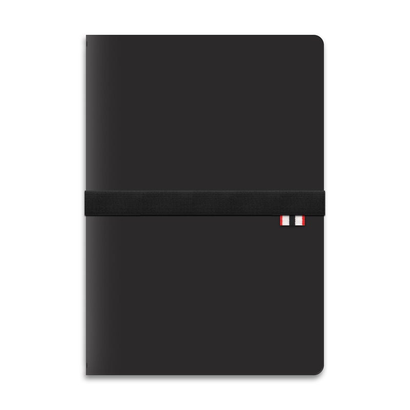 Studio Oh! Hunter - Rambler Refillable Notebook, 8.6â€ X 6â€ Book with 3 A5 Booklets, 80 Pages Each of Lined Paper, Dot Grid, & Blank Pages for Drawing or Journaling, Elastic Band & Inside Pocket, Black - Image 1