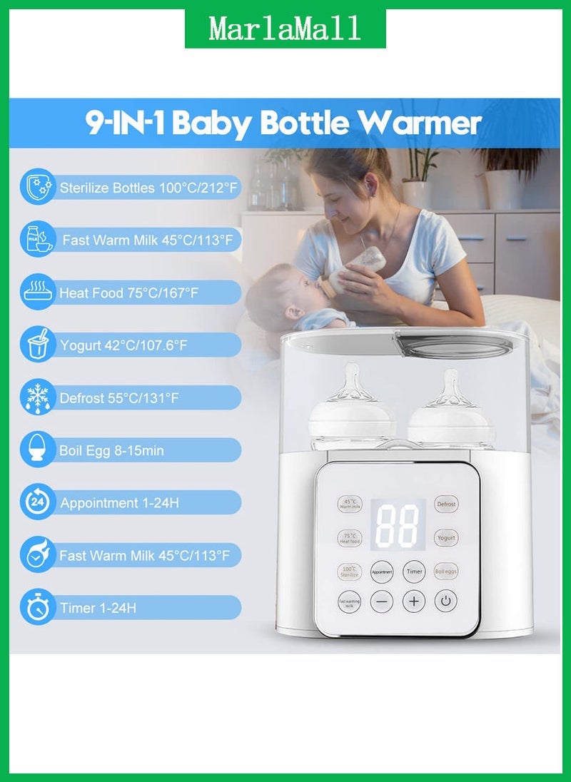 Baby Bottle Warmer - White