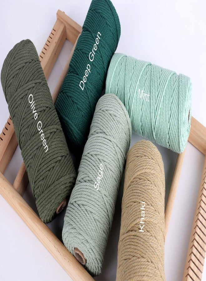 NOANTA Natural Macrame Cord 3mm x 109Yards, Beige Macrame Rope, Cotton Cord for Wall Hanging, Plant Hangers, Christmas Crafts, Knitting - Image 4