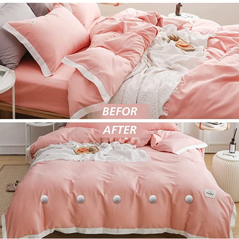 WINDKART MushroomShaped Duvet Clips NonSlip Unbreakable Quilt Holder Fasteners RustProof Duvet Cover Fixtures for Comforters 16 Gray - Image 3