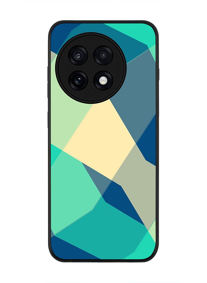 Stylizedd For OnePlus 13R / Ace 5 Pro Case,Slim fit Camera Protection, Shockproof Thin Phone cover  - Checkered Aqua