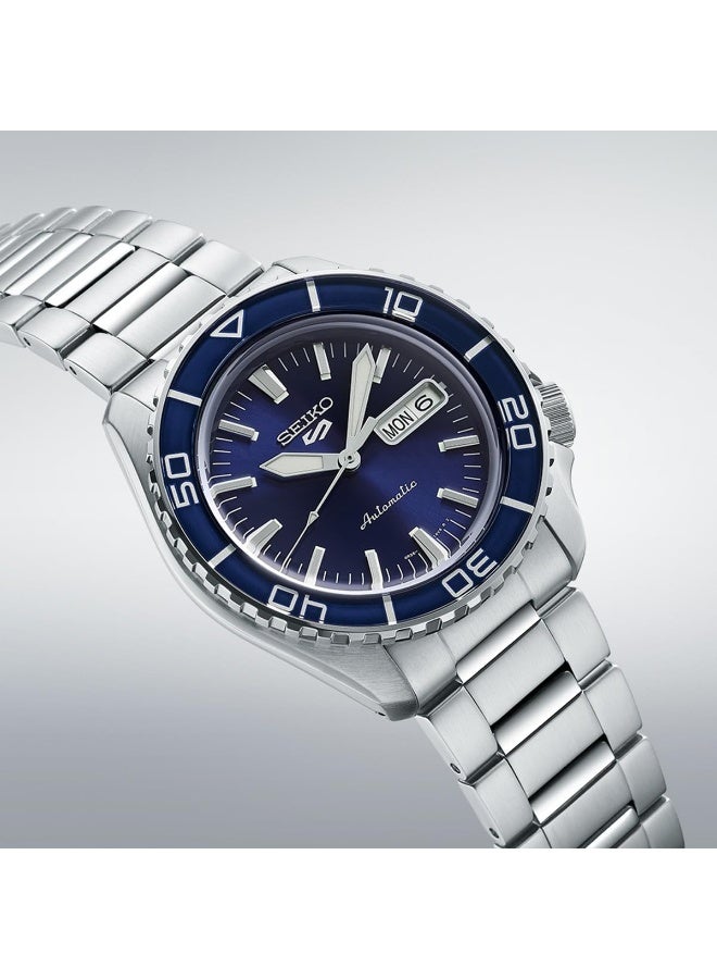 Seiko SEIKO Stainless Steel Analog Blue Dial Men's Watch-SRPK97K1  - Image 3