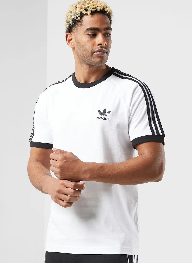 Adidas 3-STRIPES TEE White Originals Men T-SHIRTS
