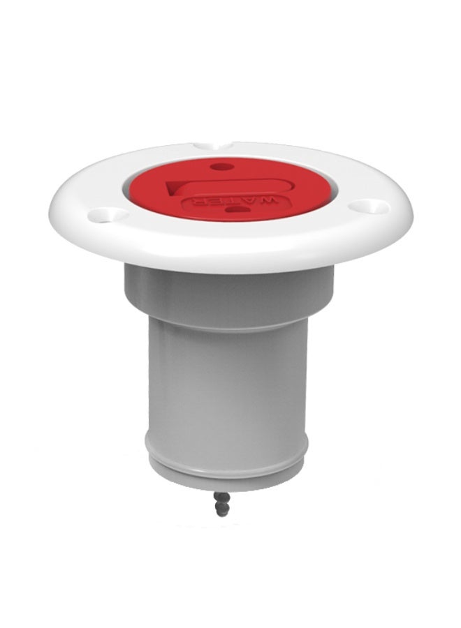 SEAFLO Fuel Deck Filler Cap Marine Fuel Hatch Cover Diesel Gas Water White Black - Image 1