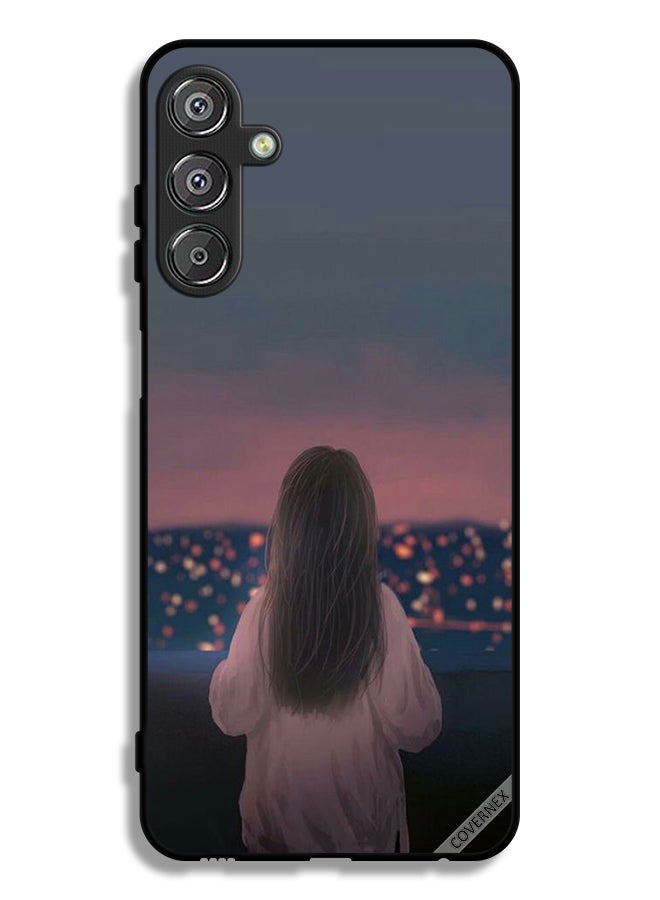 Covernex Samsung Galaxy F15 5G Protective Case Cover Standing Girl - Image 1