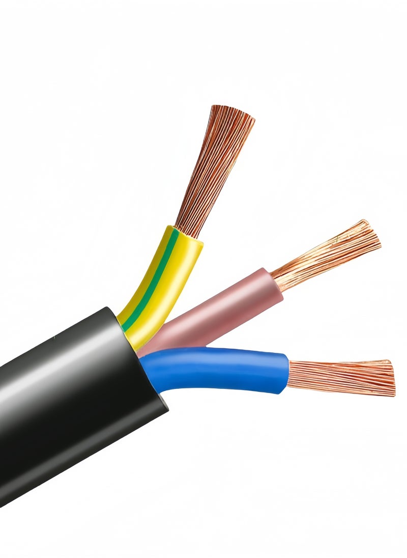 Generic 1.5m UK power cord with fuse 18AWG 13A/250V for computers, monitors, scanners, printers, UK 3-pin G plug  - Image 3