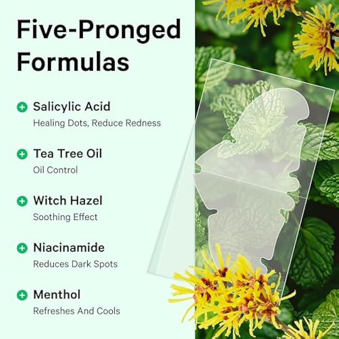 Sosky Patches for Nose, Hydrocolloid Pimple & Pore Nose Patches, Absorbs Oil Overnight Nose Pore Strips, Targets Pimples, Zits and Pores, FSA Eligible Acne Patches, Clear Skin 14 Count - Image 3