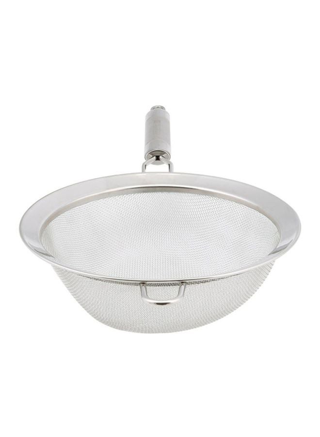 Royalford Stainless Steel Strainer 20Cm Dishwasher Safe 39X20Cm Silver Silver 20cm - Image 1