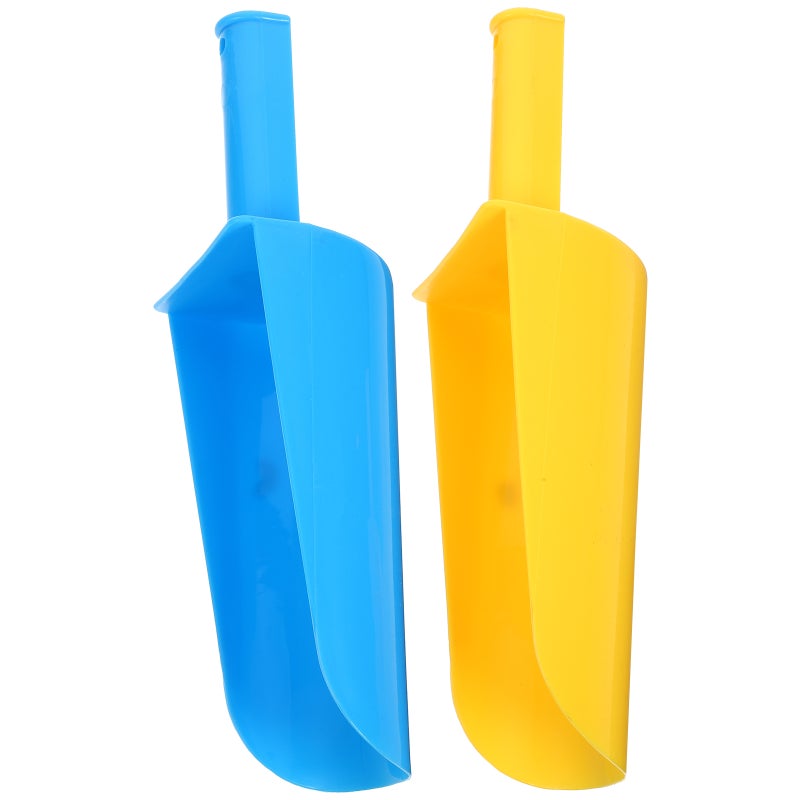 2pcs Sand Shovels with Handle Beach Scoop Spade Sand Tools Gardening Digging Bath Toy - Image 1