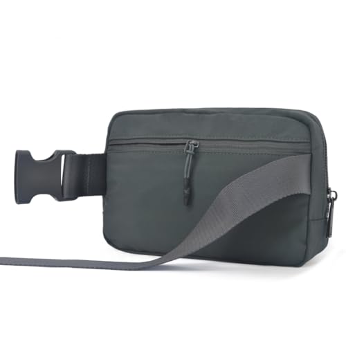 NGIL Mini Belt Bag for Women Crossbody Pack Workout Traveling Running Hiking Waist Bag with Adjustable Strap(Gray) - Image 4