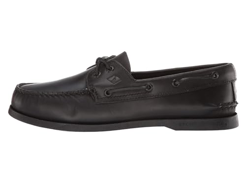 Sperry Men's Authentic Original 2-Eye Boat Shoe, Black, 12 M US - Image 5