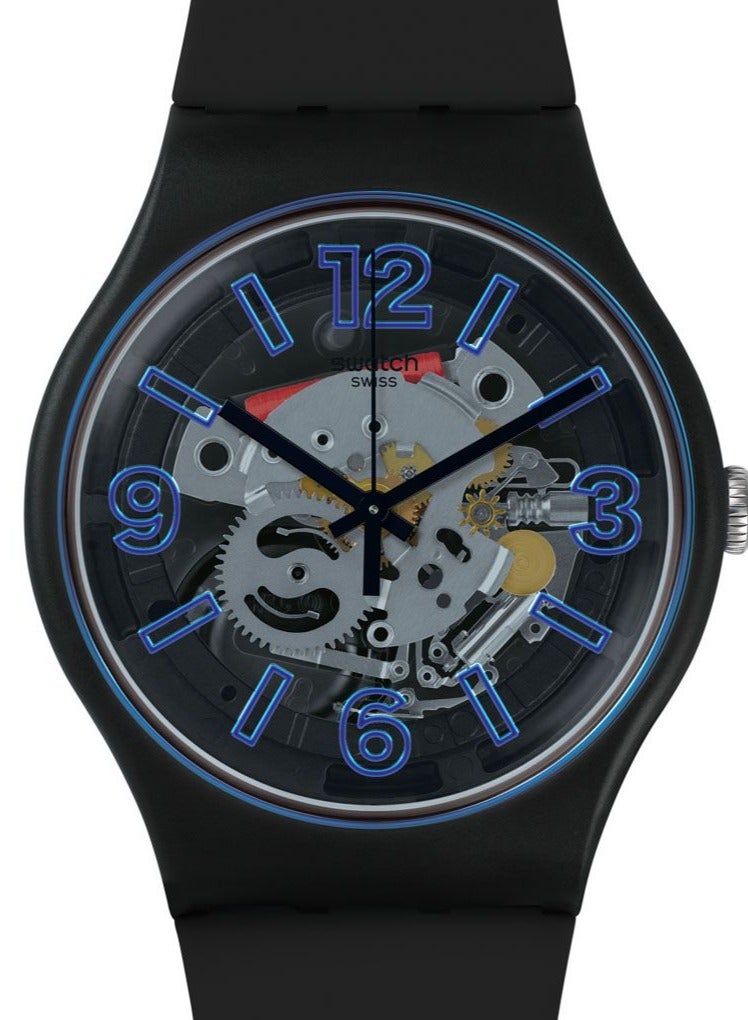 Swatch Unisex Blueboost Quartz Movement Water Resistant Wrist Watch - 41 Mm  - Image 1