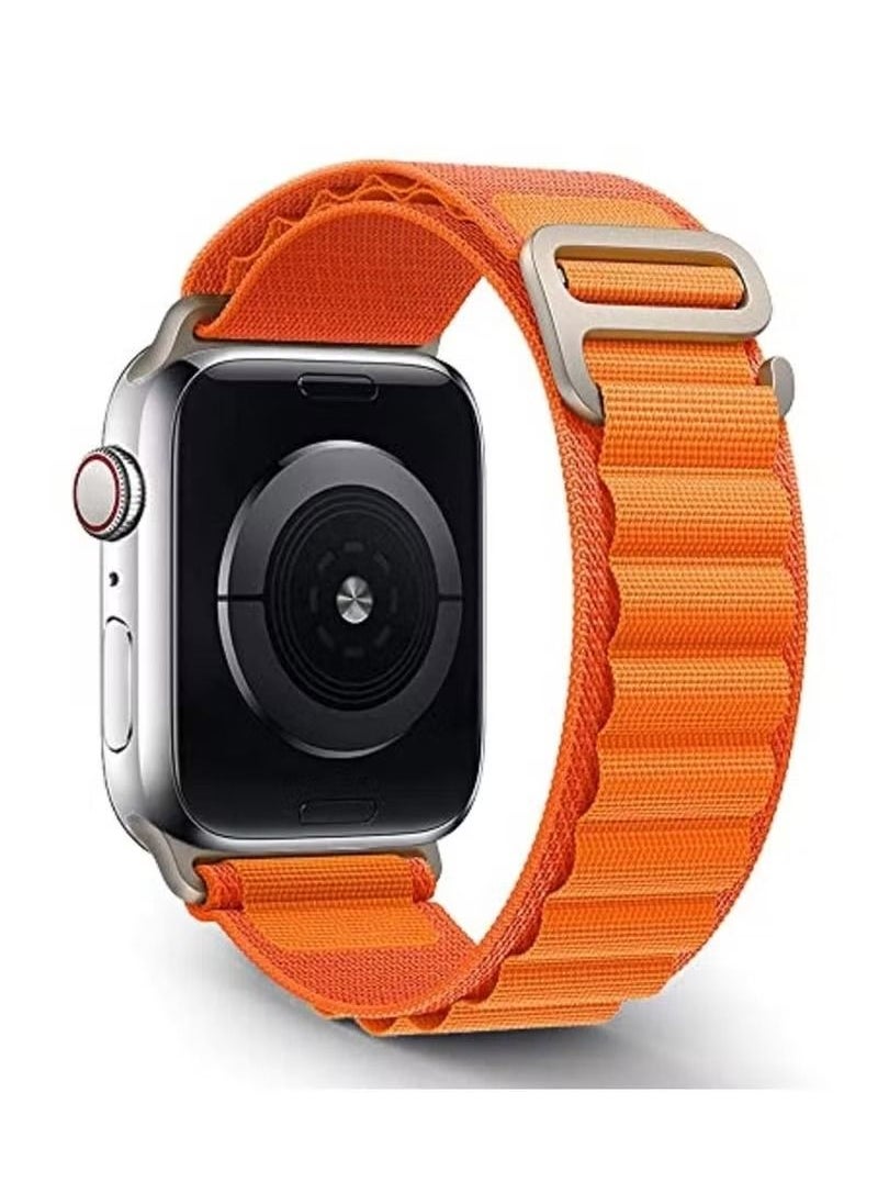 IAF - Compatible with Apple Watch Ultra Nylon Braided Alpine Loop Bands, for Apple Watch 49mm 42mm 44mm 45mm, Adjustable Rugged Sports Straps with Stainless Steel G-hook Womens Men Wristbands for Apple Watc - Image 1