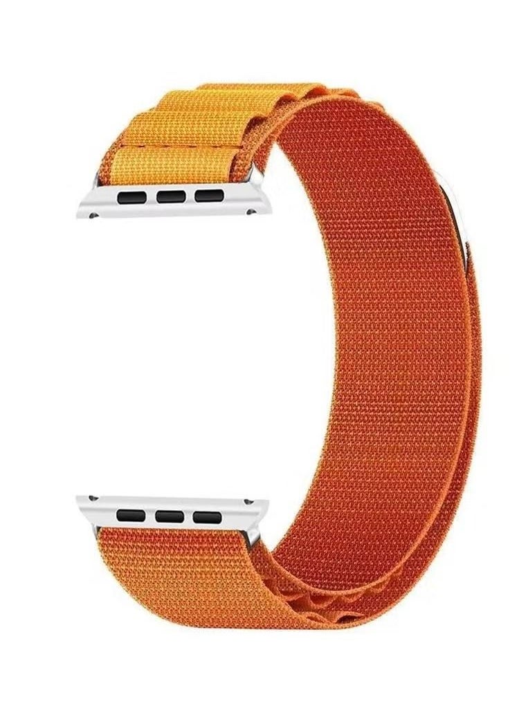 IAF - Compatible with Apple Watch Ultra Nylon Braided Alpine Loop Bands, for Apple Watch 49mm 42mm 44mm 45mm, Adjustable Rugged Sports Straps with Stainless Steel G-hook Womens Men Wristbands for Apple Watc - Image 1