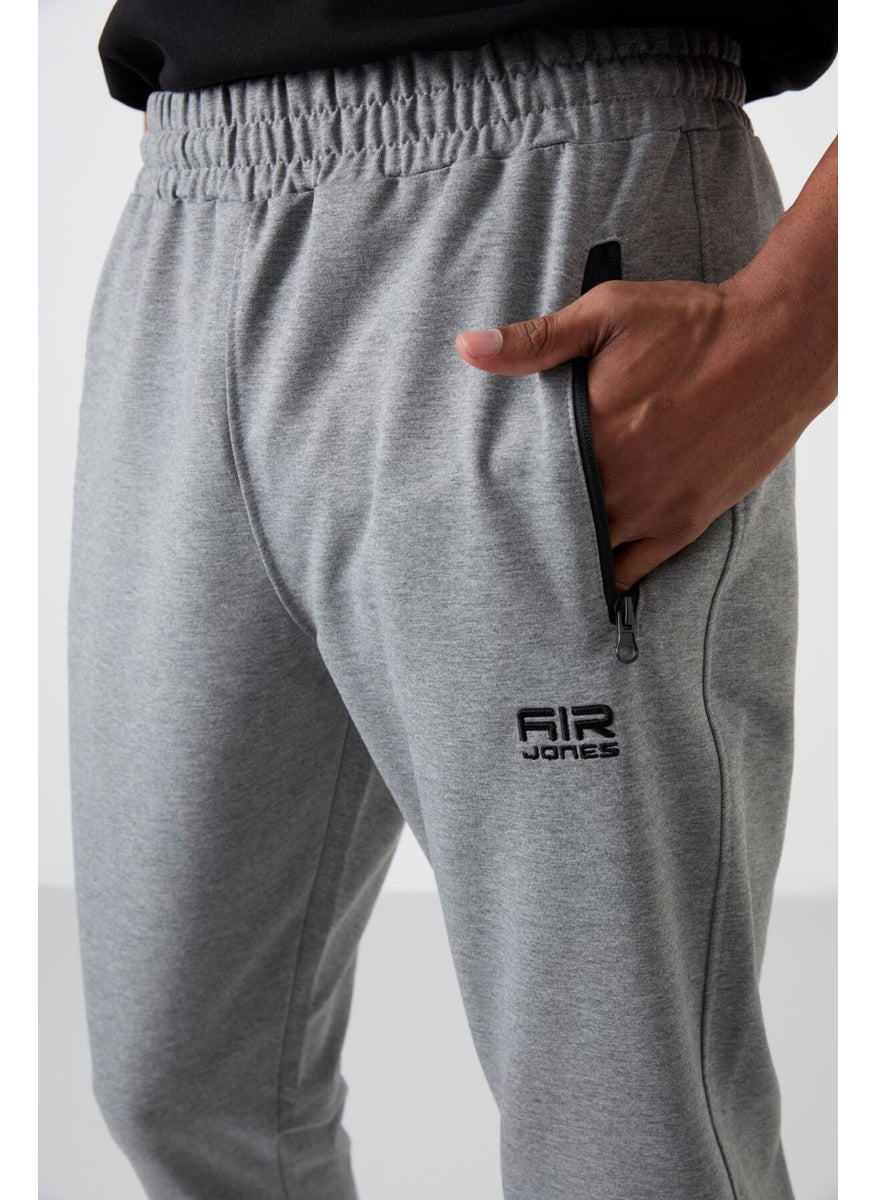 Air Jones - Rory Gray Melange Jogger Men's Tracksuit Bottom - 84909 - Image 1