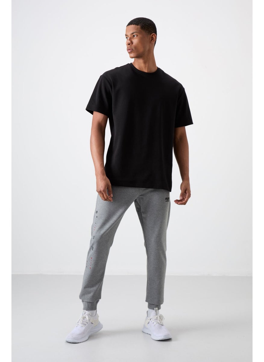 Air Jones - Rory Gray Melange Jogger Men's Tracksuit Bottom - 84909 - Image 1