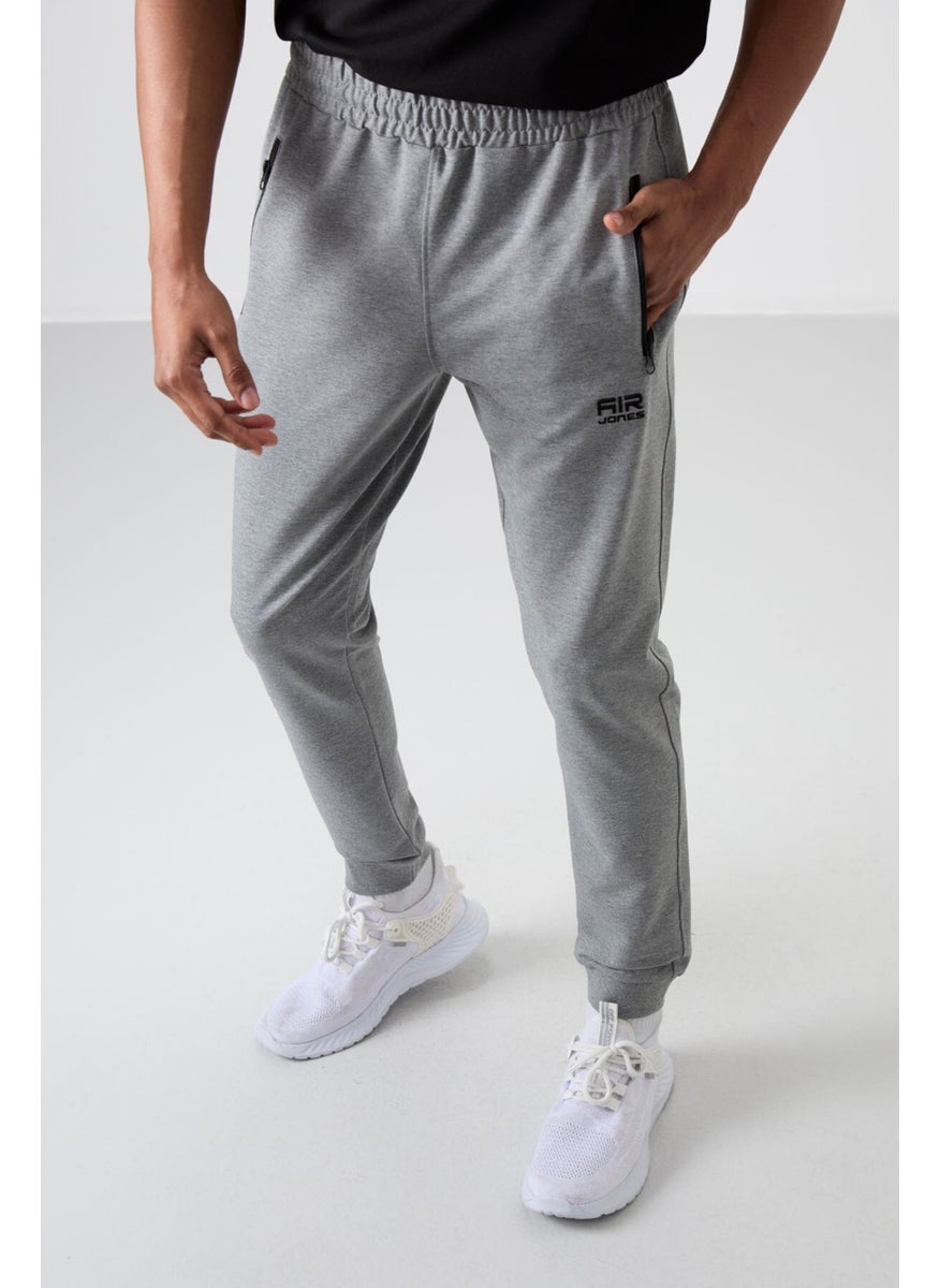 Air Jones - Rory Gray Melange Jogger Men's Tracksuit Bottom - 84909 - Image 1