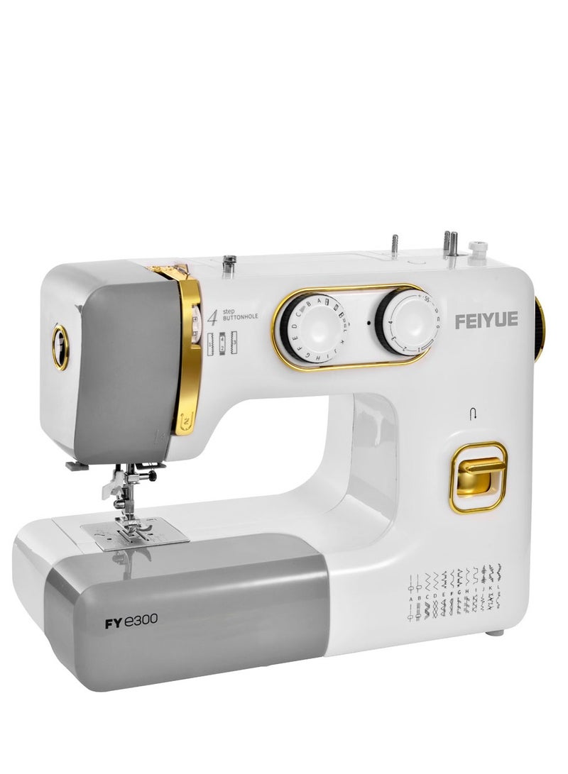 فيوي مكينة خياطة منزلية فييو 24 غرزة مزودة بمحرك سيرفو رمادي FY e300 - Image 2