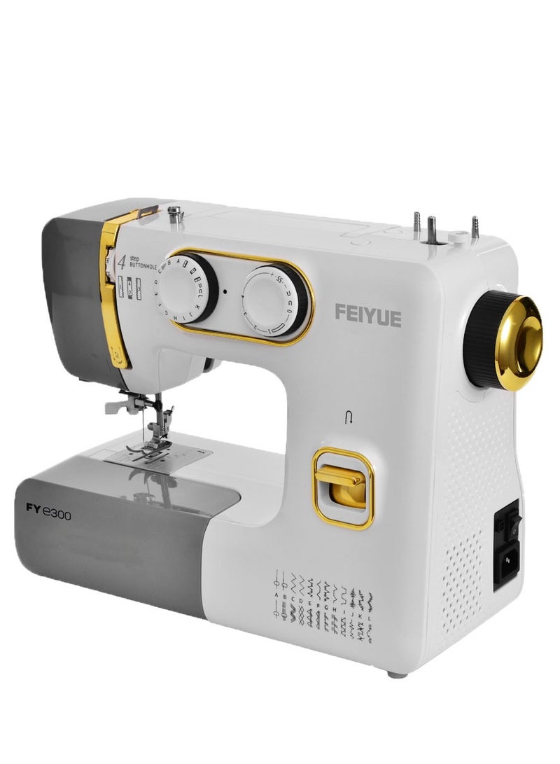 فيوي مكينة خياطة منزلية فييو 24 غرزة مزودة بمحرك سيرفو رمادي FY e300 - Image 3