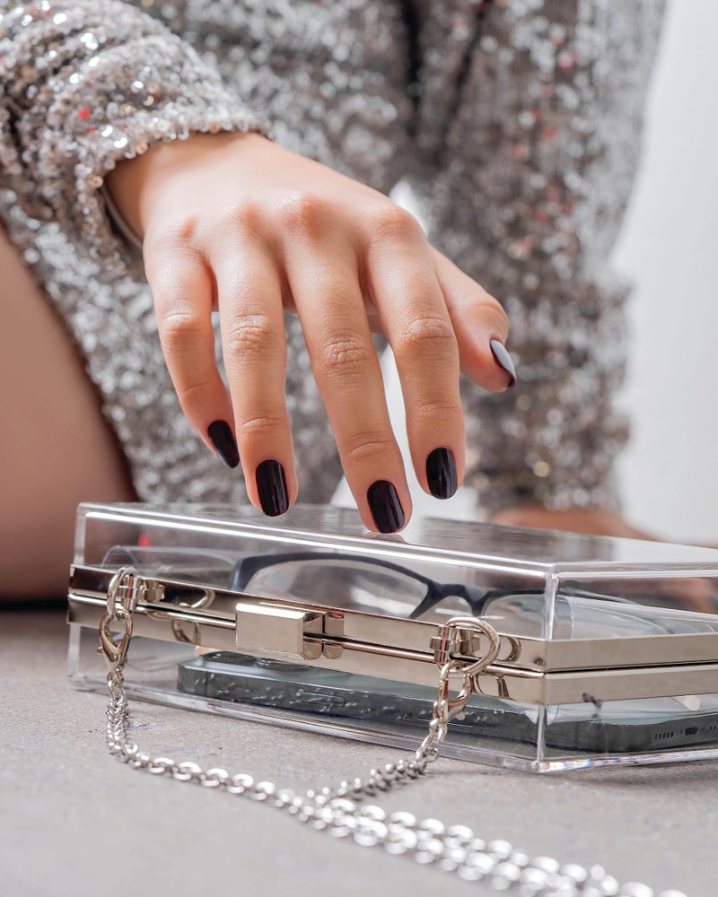 Gelish MINI Gel Nail Polish - 9mL TPO-Free Long-Lasting Soak Off, Vibrant Color, Professional Quality, High Shine, Chip-Resistant (Black Cherry Berry) - Image 5