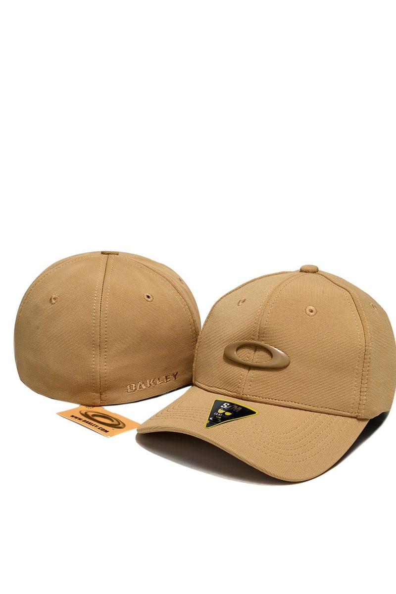 Oakley Khaki Adjustable Baseball Cap with Signature Logo-57.7cm