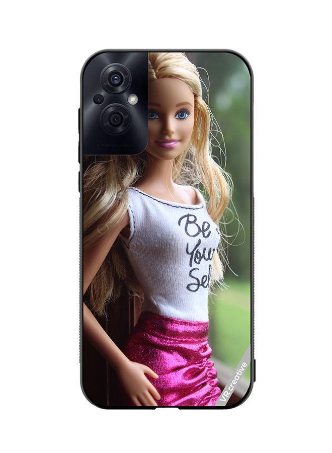 VR CREATIVE Protective Case Cover For Oppo Reno8 Z Barbie Doll Design Multicolour - Image 1