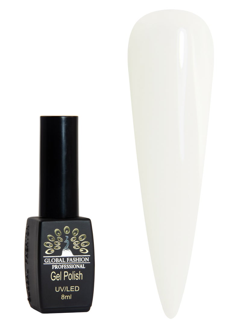 GLOBAL FASHION Global Fashion Black Elite Gel Polish | 132 Colors of Long-Lasting Elegance - 8ml | 060  - Image 1