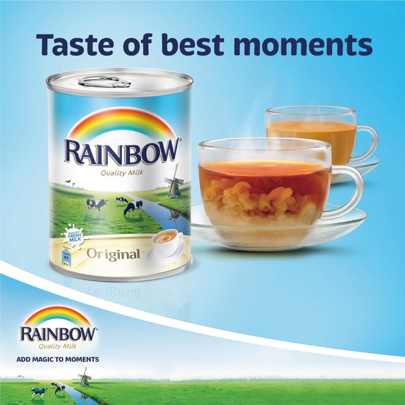 Rainbow Evaporated Milk 410g - Original - Image 5