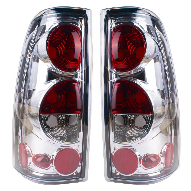 Boine Tail Light Compatible With 1999-2006 Chevy Silverado 1500 2500 3500 GMC Sierra 1500 2500 Driver and Passenger Side Rear Light Brake Lamps - Image 1