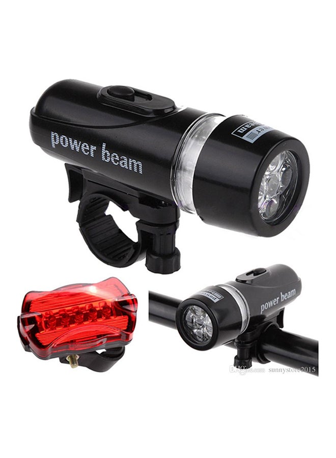 power beam 5 LED Waterproof Bike Front Head Light - Image 2
