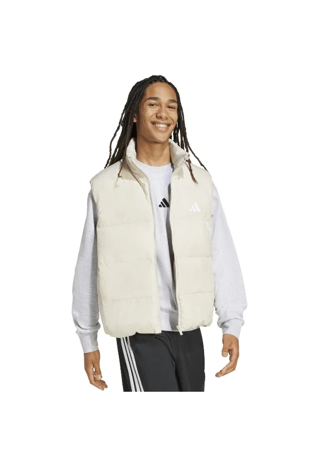 Adidas Beige Essentials Climawarm 3-Stripes Puffer Down Vest for Men | Best Price UAE