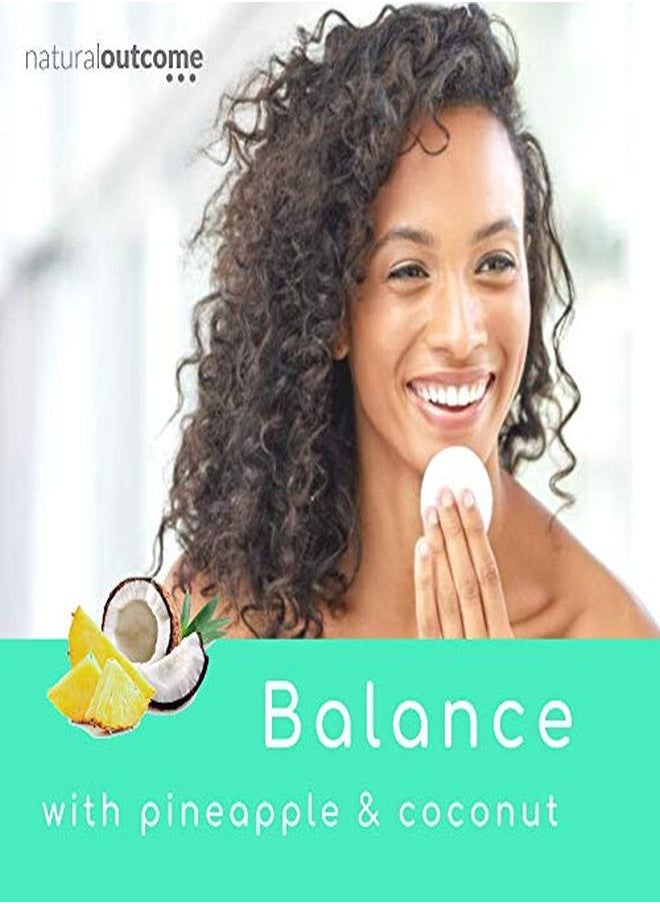 natural outcome N Balancing Face Toner Alcohol Free Witch Hazel Facial Astringent W/Hydrating Aloe Vera, Coconut & Pineapple By Skin Care 8 Oz  - Image 3
