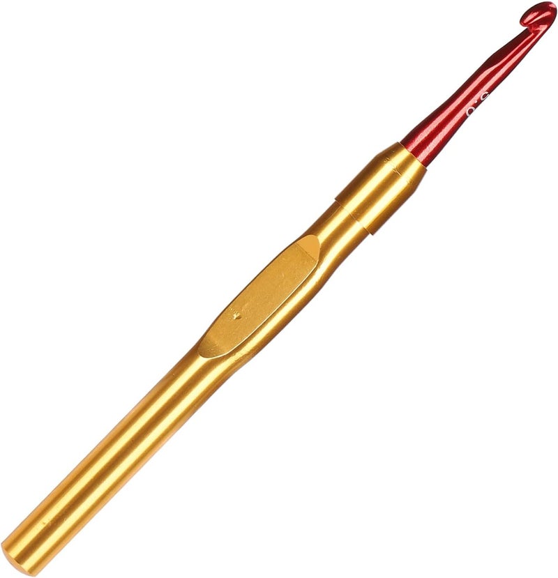 Aluminum Crochet Hook Set with Replaceable Heads, Portable Knitting Needles, 8 Sizes - Ergonomic Design, Lightweight Crafting Tool for Sweaters and Household Projects - Image 4