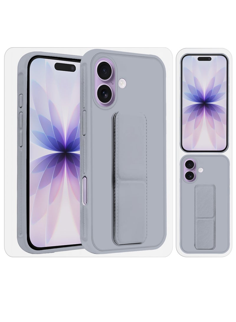3 Packs Premium PU Leather Case for iPhone 17 with Stand Function Shockproof and Anti Scratch Finger Grip with Two 3D Screen Protector - Image 5