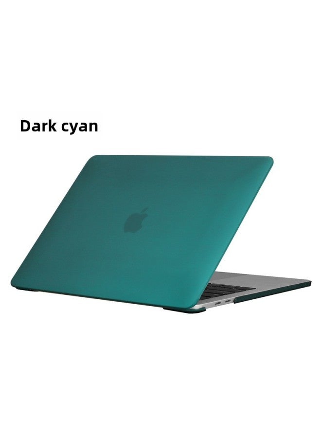Crystal Frosted Macbook Protective Case Cover For Laptop Computer Digital Accessories-Color:Dark Cyan-Applicable Model:13.3 Air (A1369/A1466) - Image 1