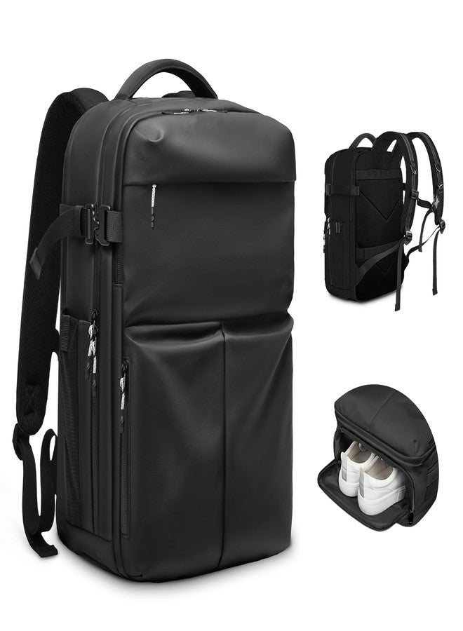 MANETTA Travel Backpack for Men, 17.3 Inch Laptop Backpack, Water Resistant Business backpack with Waterproof zipper，Carry on Backpack with 30L Large Capacity Bag for Work College Travel - Image 1