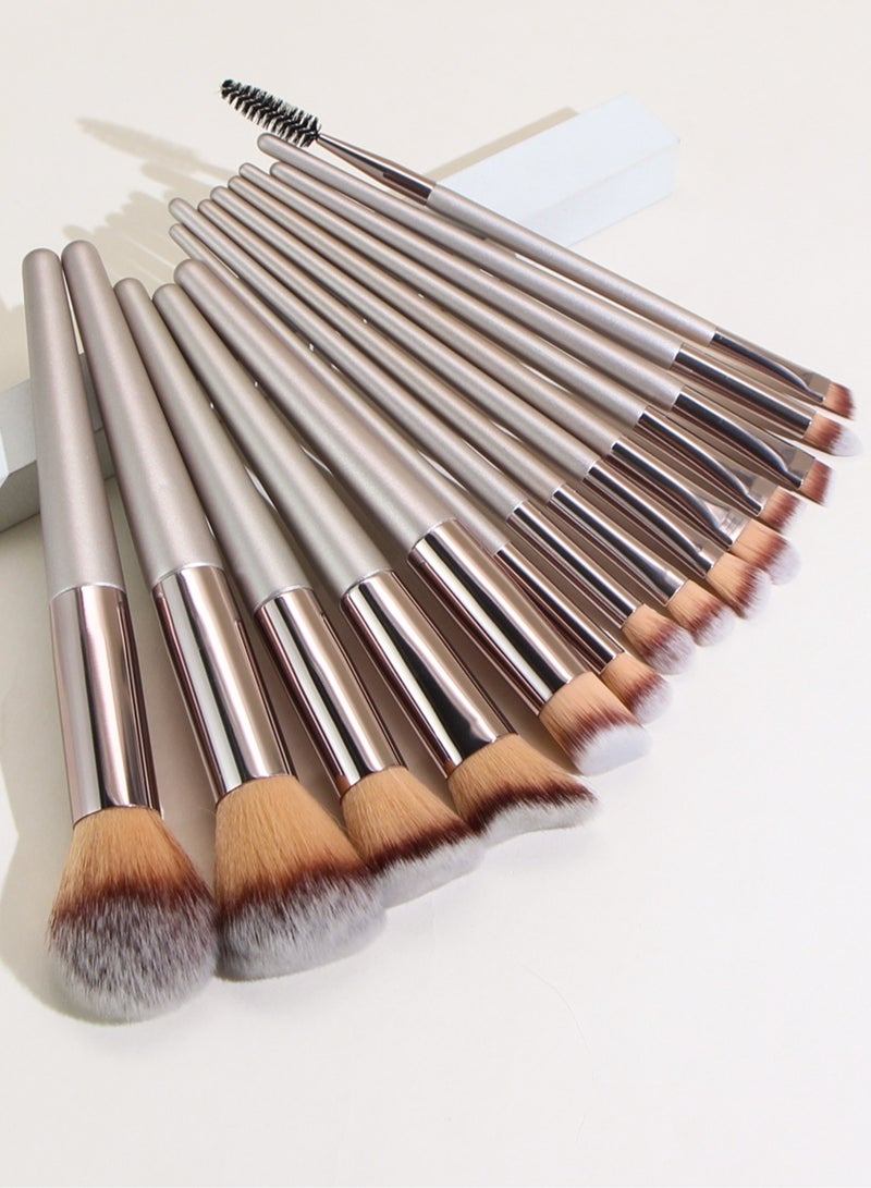 ORiTi 14 Pcs Professional Make Up Brush Set Including Powder Brush Eyeshadow Brush Highlighter Brush And Other Makeup Tools - Image 1