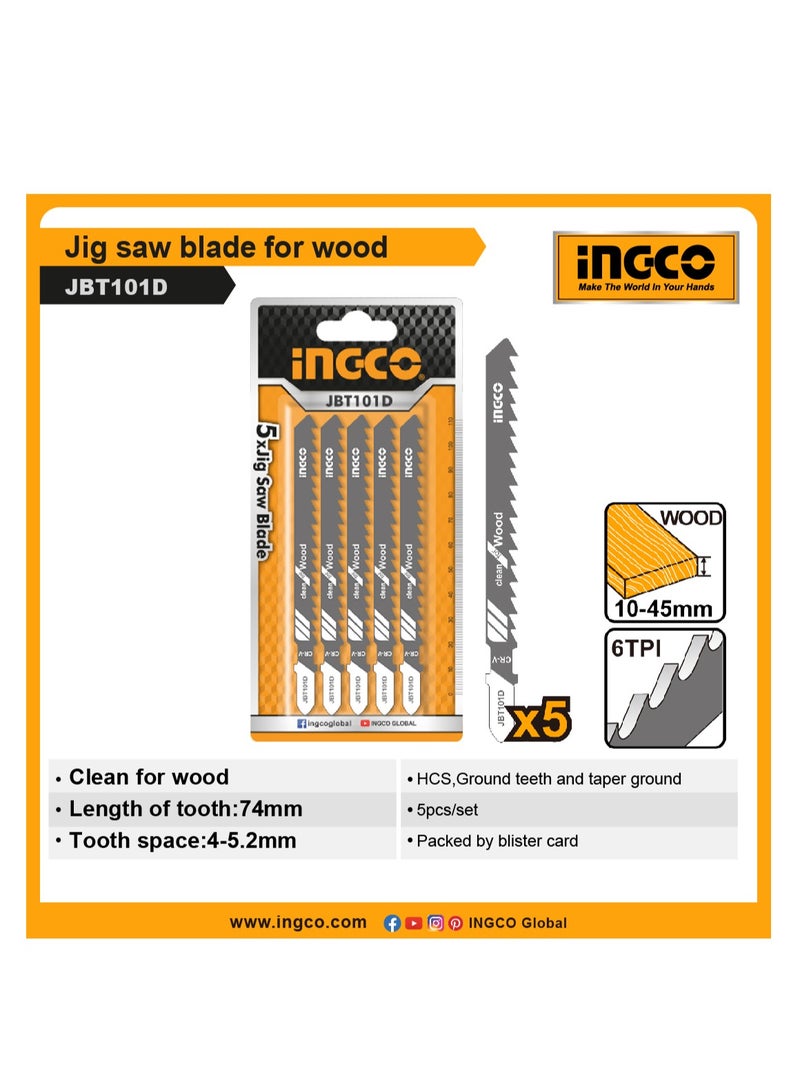 إنجكو شفرة منشار أركت لقطع الخشب من INGCO - JBT101D - Image 3
