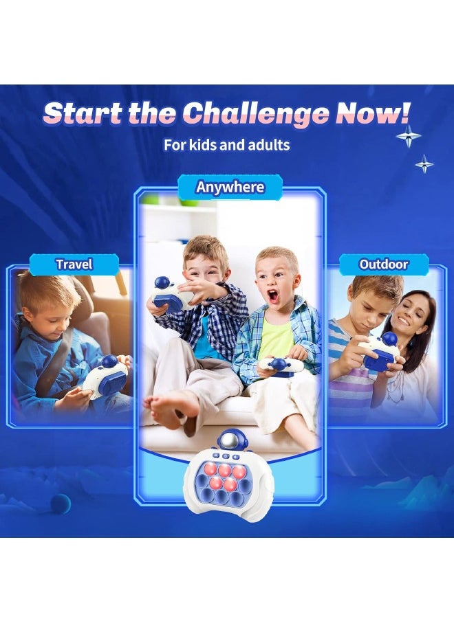 POP Pop Fidget Games for Kids, Decompression Breakthrough Puzzle Game Machine, Push Bubble Pop Puzzle Game, Quick Push Game Console, Push Button Toy for Kids Girl Boy Birthday Gift (Astronaut)  - Image 5