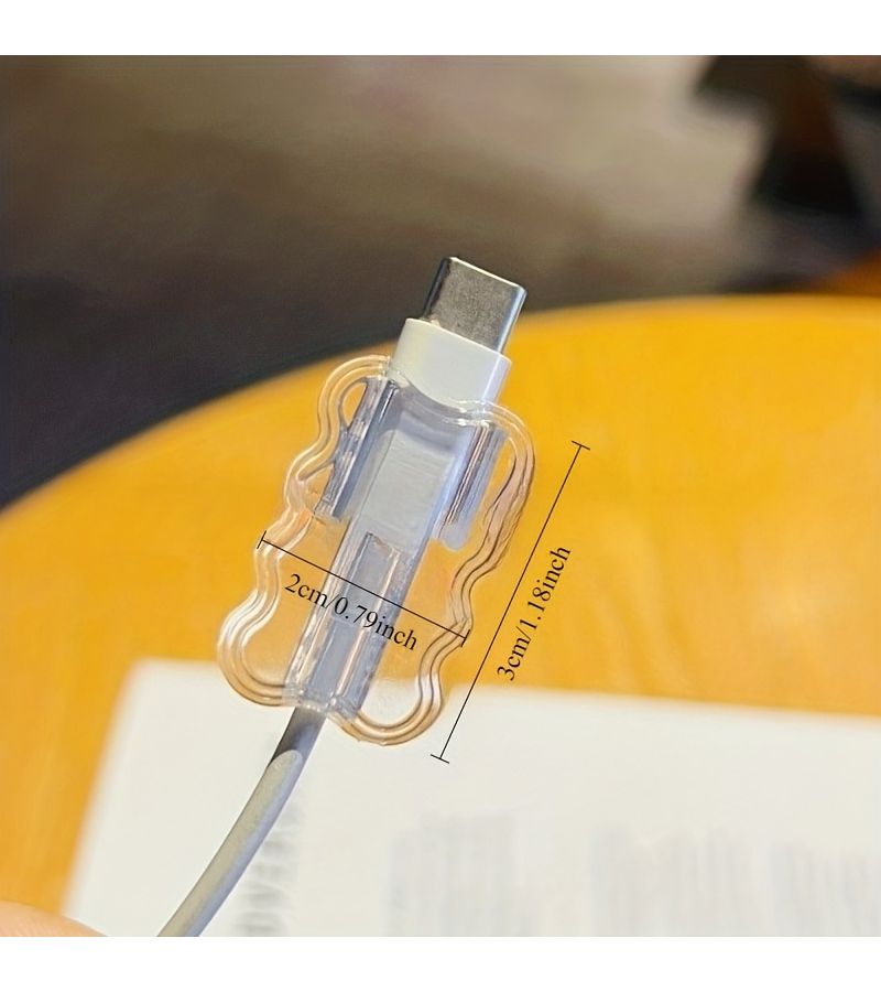 5 قطع واقي كابل عالمي لجميع هواتف وأجهزة اللوحية من نوع Lightning وUSB-C - Image 2