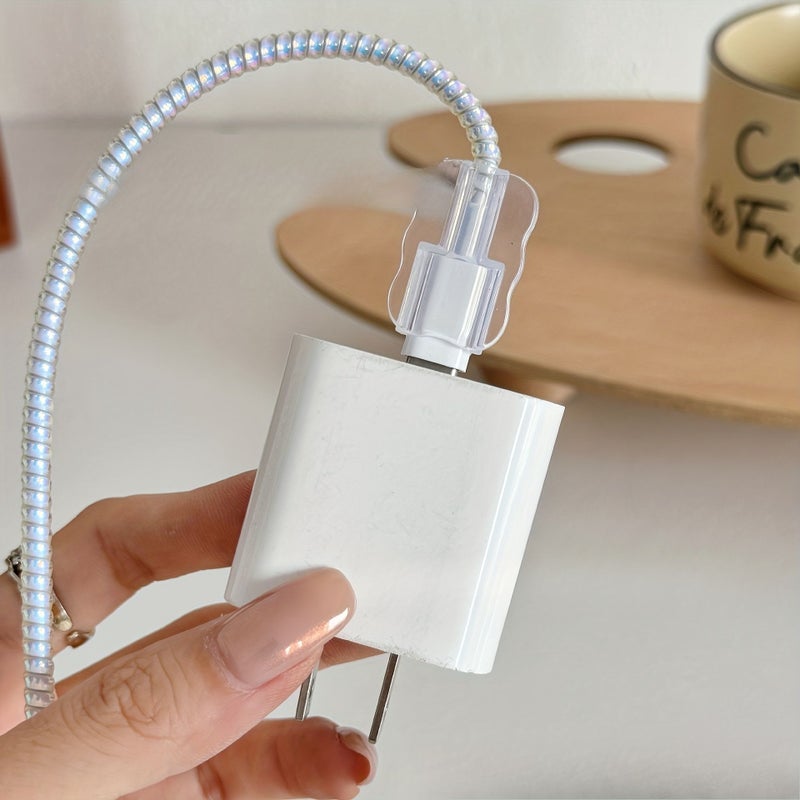 5 قطع واقي كابل عالمي لجميع هواتف وأجهزة اللوحية من نوع Lightning وUSB-C - Image 5
