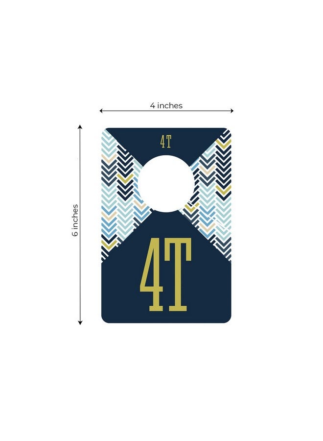Canopy Street Baby Boy Closet Clothing Dividers/Closet Organizer For Baby Clothes Newborn To 4T / 4" x 6" Boy Nursery Clothes Size Dividers - Image 3